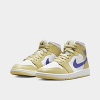 Jordan Women's 1 Mid Lemon Wash / White - Lapis