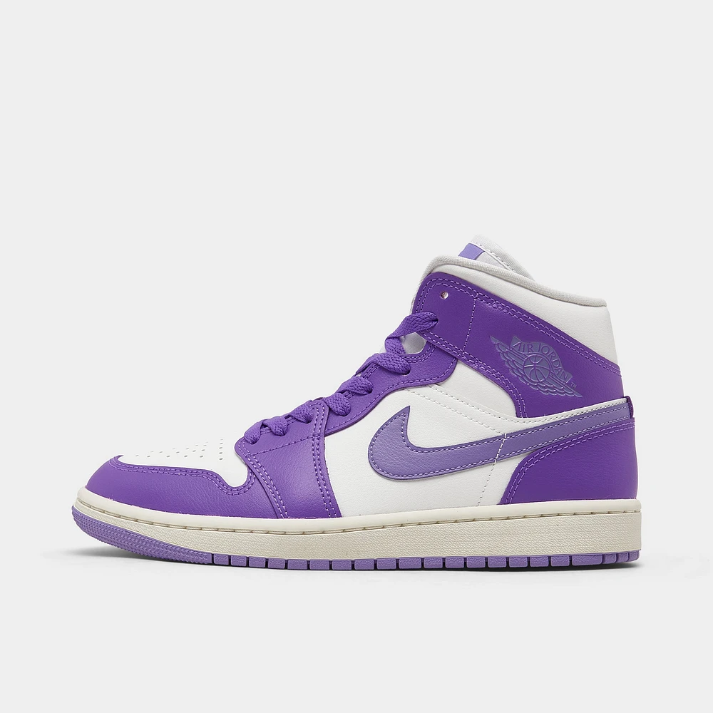 Jordan Women's 1 Mid Action Grape / Sail - Sky J Light Purple