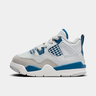 Jordan 4 Retro TD White /  Industrial Blue - Neutral Grey