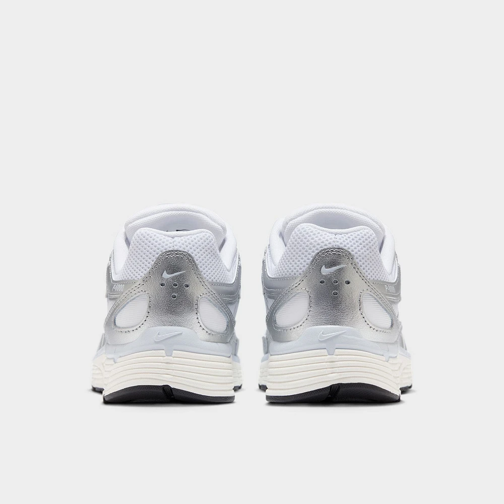 Nike Women's P-6000 White / Metallic Silver - Blue Tint