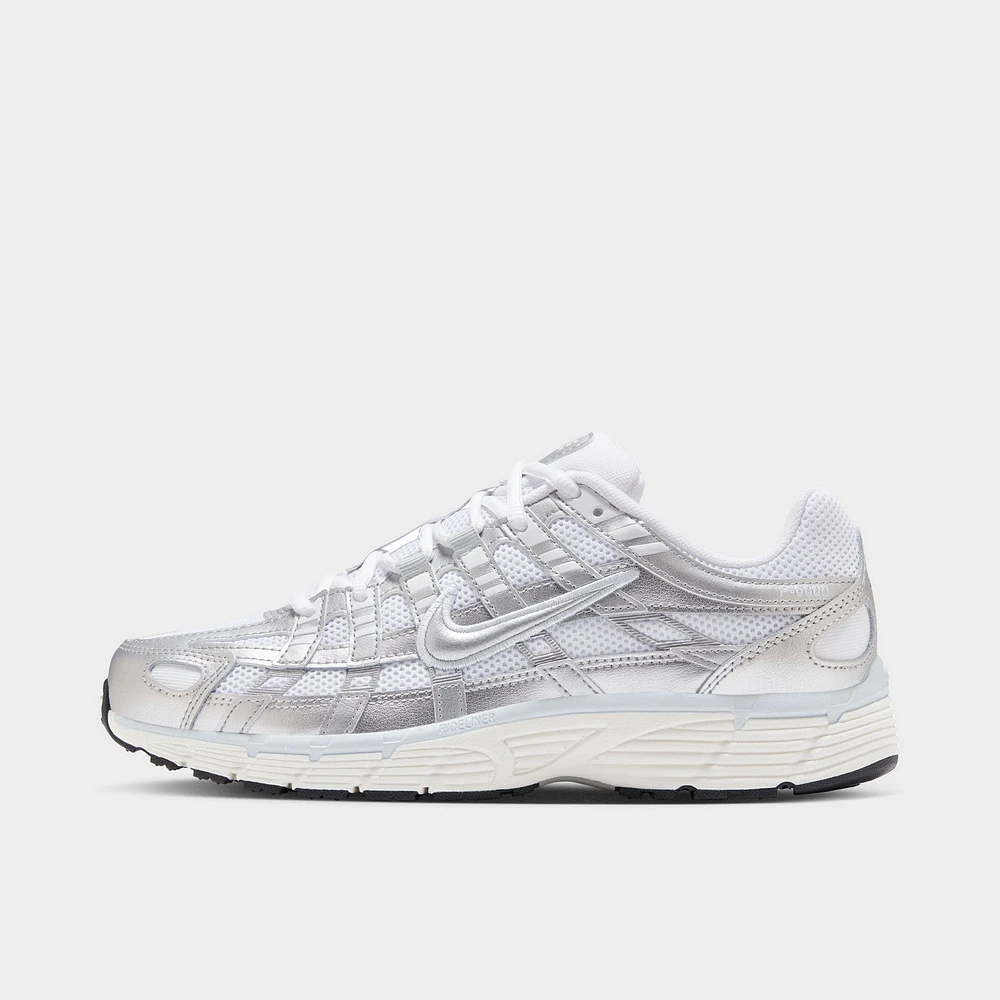 Nike Women's P-6000 White / Metallic Silver - Blue Tint
