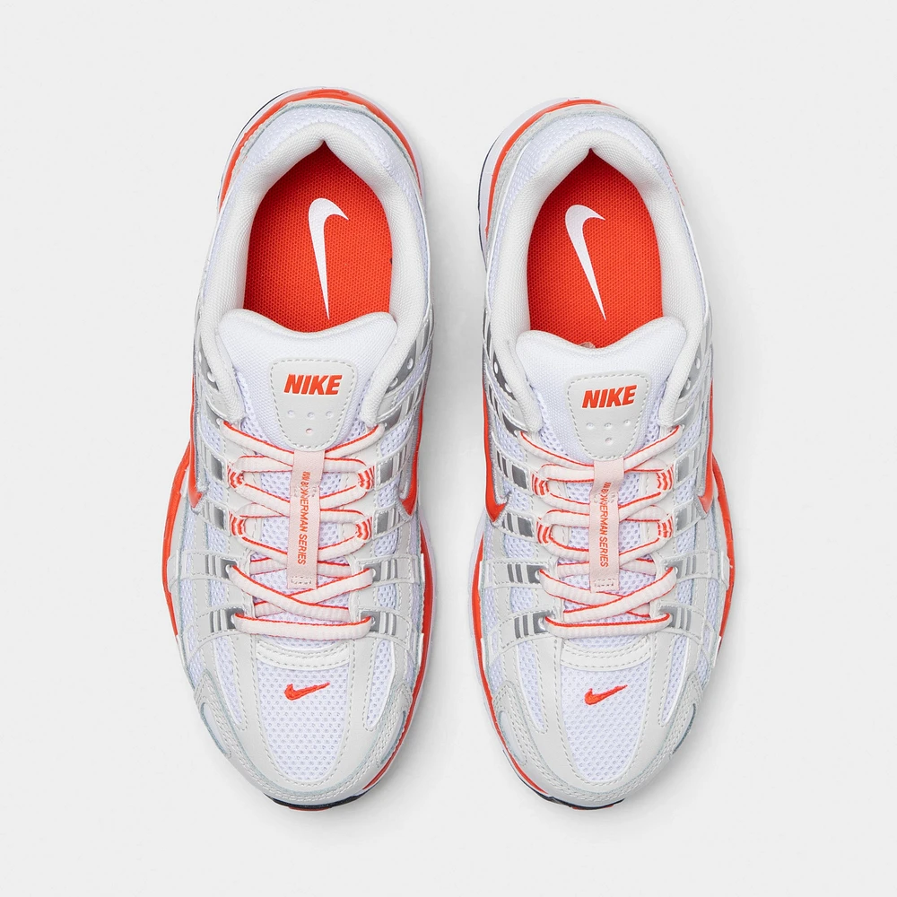Nike Women's P-6000 White / Picante Red - Platinum Tint