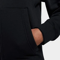 Nike Sportswear Club Fleece Full Zip Hoodie Black / - White