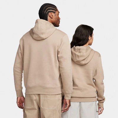 Nike Sportswear Club Fleece Pullover Hoodie Khaki / White