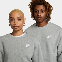 Nike Sportswear Club Fleece Crew Dark Grey Heather / White