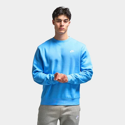 Nike Sportswear Club Crew Neck University Blue / White