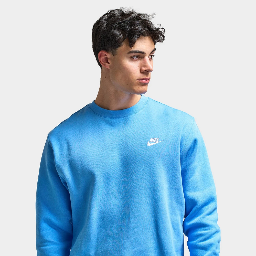 Nike Sportswear Club Crew Neck University Blue / White