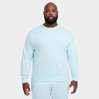 Nike Sportswear Club Fleece Crewneck Glacier Blue / White