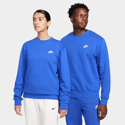 Nike Sportswear Club Fleece Crewneck Game Royal / White