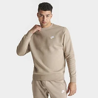 Nike Sportswear Club Fleece Crewneck Khaki / White