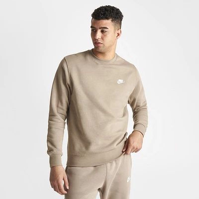 Nike Sportswear Club Fleece Crewneck Khaki / White