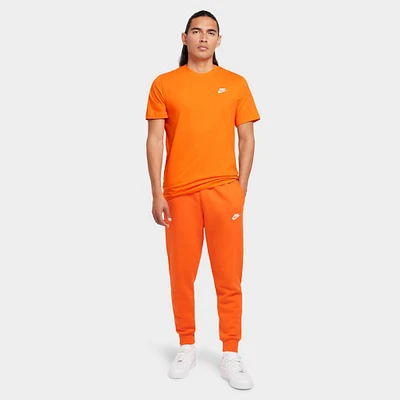 Nike Sportswear Club Fleece Joggers Safety Orange / - White