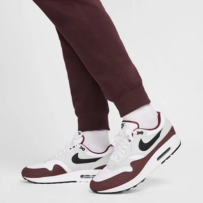 Nike Sportswear Club Fleece Joggers Burgundy Crush / White