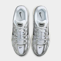 Nike P-6000 White / Black - Metallic Silver