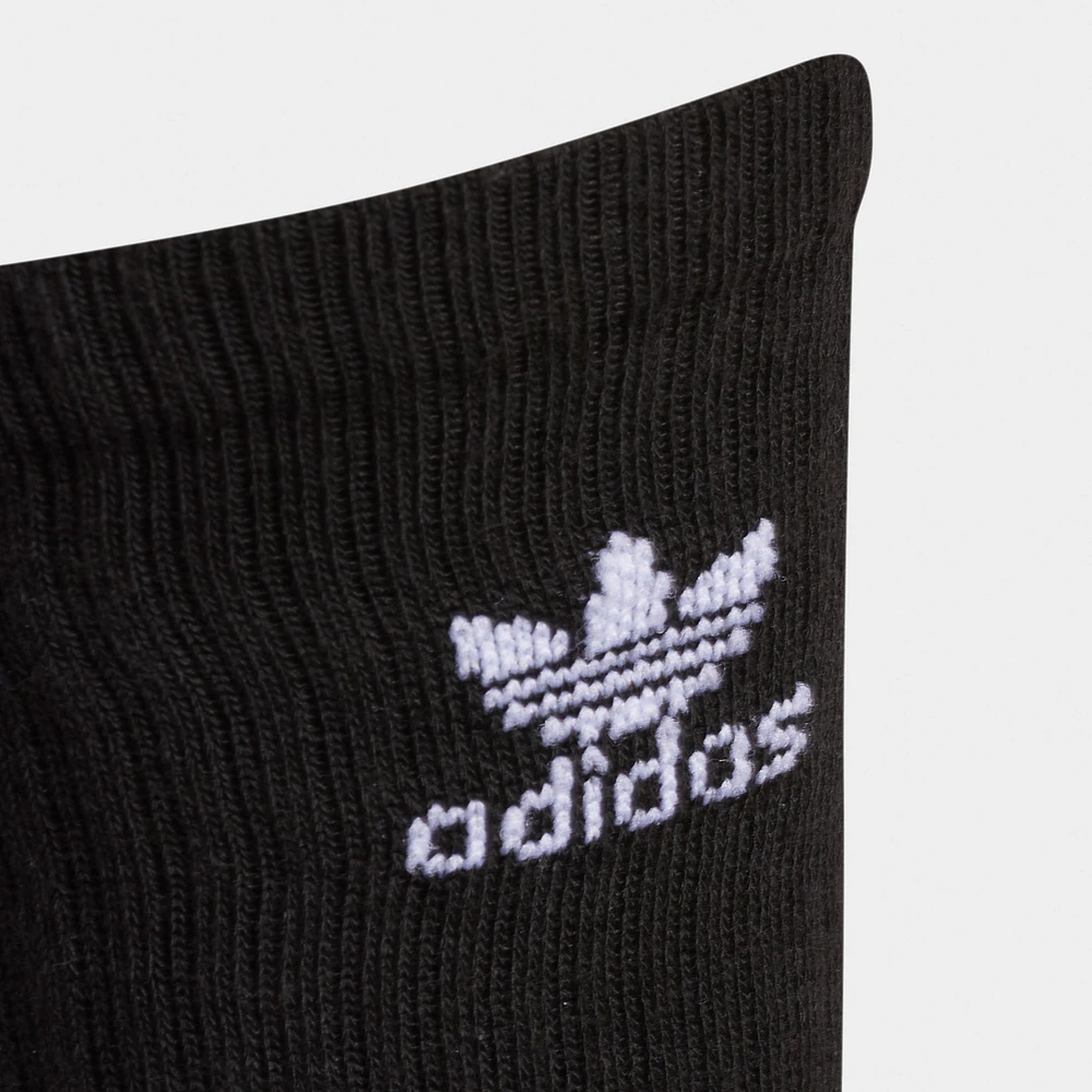 adidas Originals Trefoil Crew Socks (6 Pack) Black / White