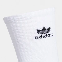 adidas Originals Trefoil Crew Socks (6 Pack) White / Black