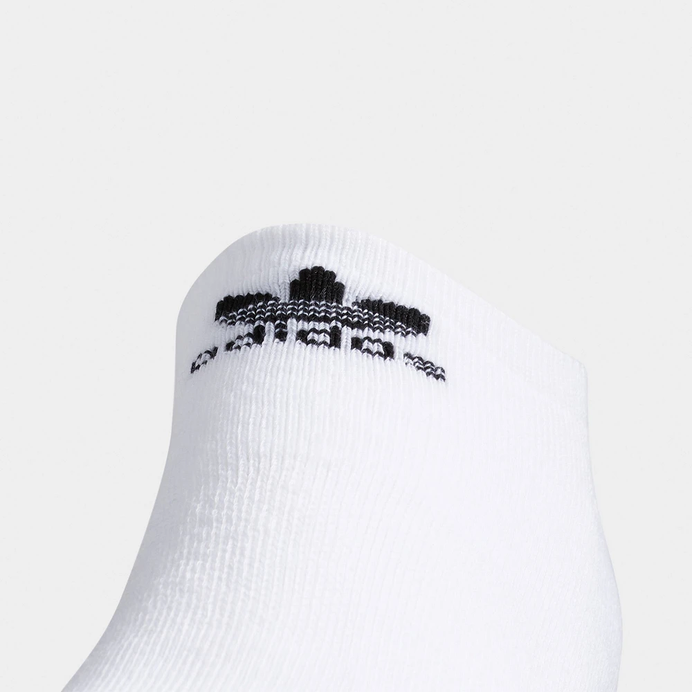 adidas Originals Trefoil No Show Socks (6 Pack) White / Black