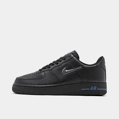 Nike Air Force 1 Jewel Black / Dark Grey - Racer Blue