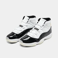 Jordan 11 Retro White / Metallic Gold - Black