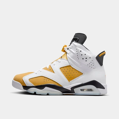 Jordan 6 Retro White / Yellow Ochre - Black