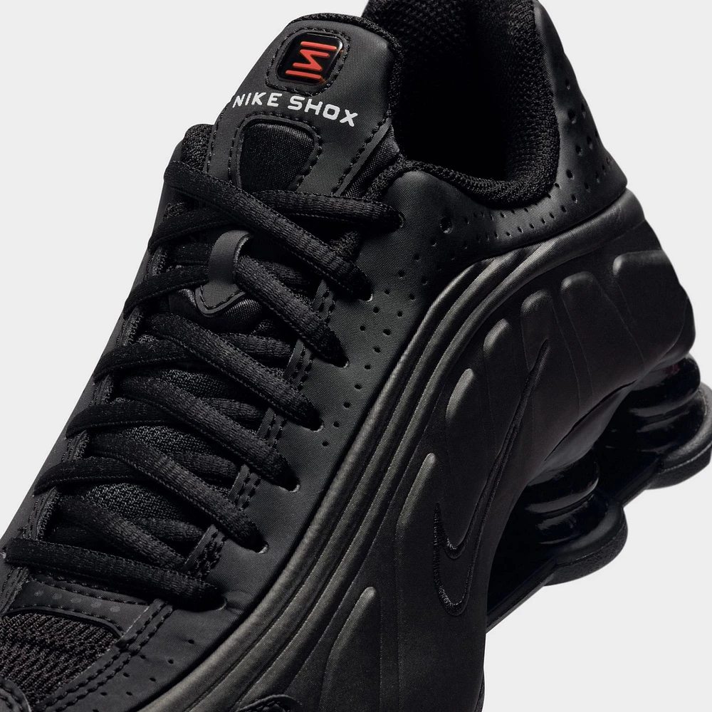Nike Shox R4 GS Black / - Bright Crimson
