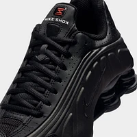 Nike Shox R4 GS Black / - Bright Crimson