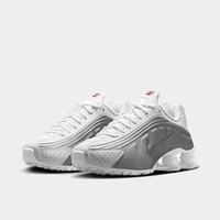 Nike Shox R4 GS White / Metallic Silver