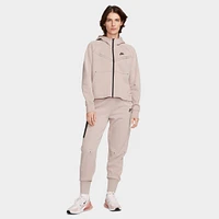 Nike Sportswear Women's Tech Fleece Windrunner Full Zip Hoodie Diffused Taupe / Black
