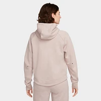 Nike Sportswear Women's Tech Fleece Windrunner Full Zip Hoodie Diffused Taupe / Black