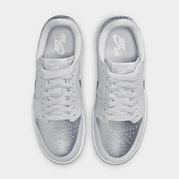Jordan 1 Retro Low OG GS Neutral Grey / Metallic Silver - White