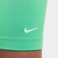 Nike Sportswear Women's Essential Mid-Rise Bike Shorts Spring Green / White