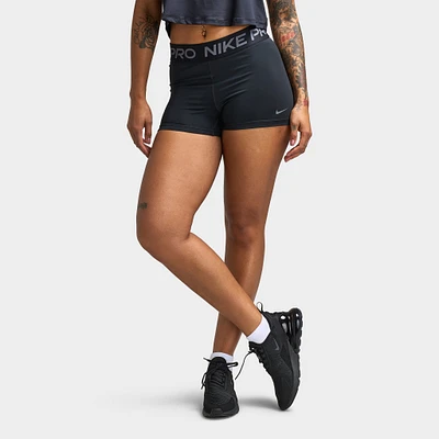 Nike Pro Women's 3" Shorts Black / Grey