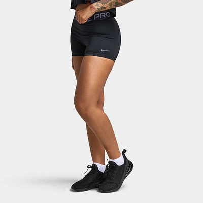 Nike Pro Women's 3" Shorts Black / Grey