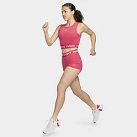 Nike Pro Women's 3" Shorts / Pink