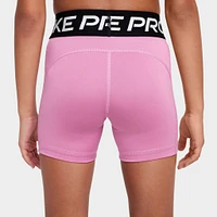 Nike Pro Girls' Shorts Magic Flamingo / White