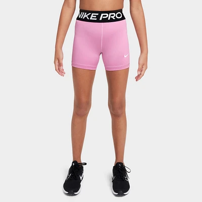Nike Pro Girls' Shorts Magic Flamingo / White