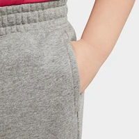 Nike Sportswear Club Junior Girls' French Terry Hi-Rise Fitted Pants Carbon Heather / White