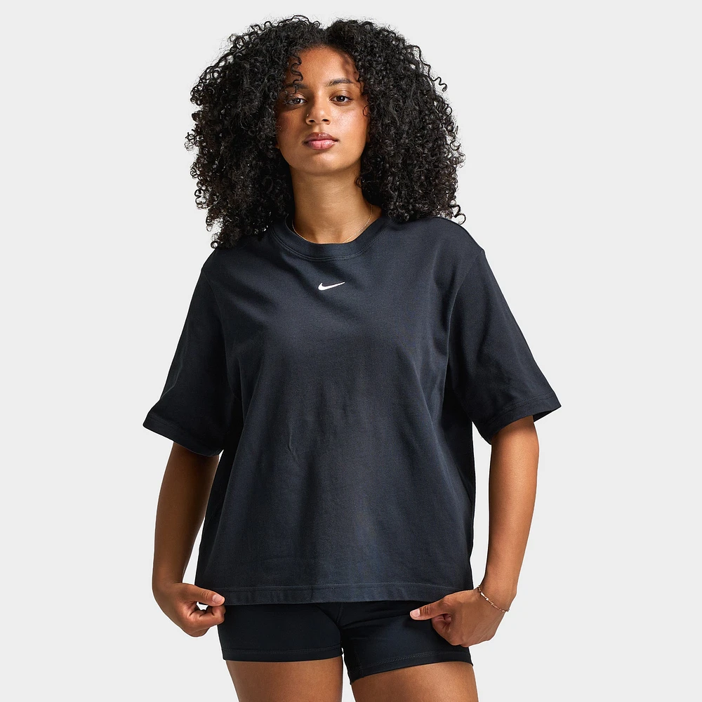 Nike Sportswear Women's Essentials Boxy T-shirt Black / White