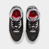 Jordan 3 Retro PS Black / Fire Red - Cement Grey