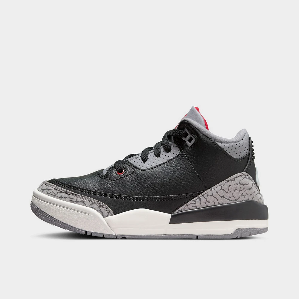 Jordan 3 Retro PS Black / Fire Red - Cement Grey