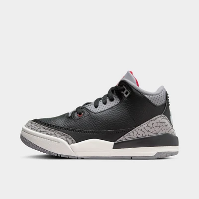 Jordan 3 Retro PS Black / Fire Red - Cement Grey