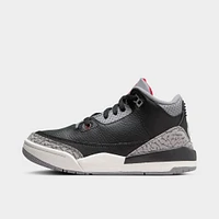 Jordan 3 Retro PS Black / Fire Red - Cement Grey