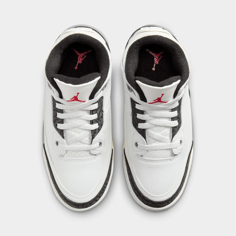 Jordan 3 Retro PS Summit White / Fire Red - Cement Grey