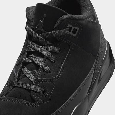 Jordan 3 Retro PS Black / Dark Charcoal - White