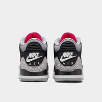 Jordan 3 Retro GS Black / Fire Red - Cement Grey