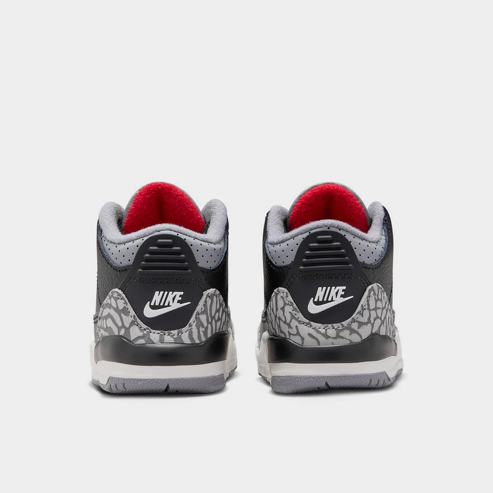 Jordan 3 Retro TD  Black / Fire Red - Cement Grey