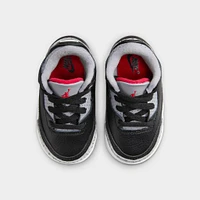 Jordan 3 Retro TD  Black / Fire Red - Cement Grey