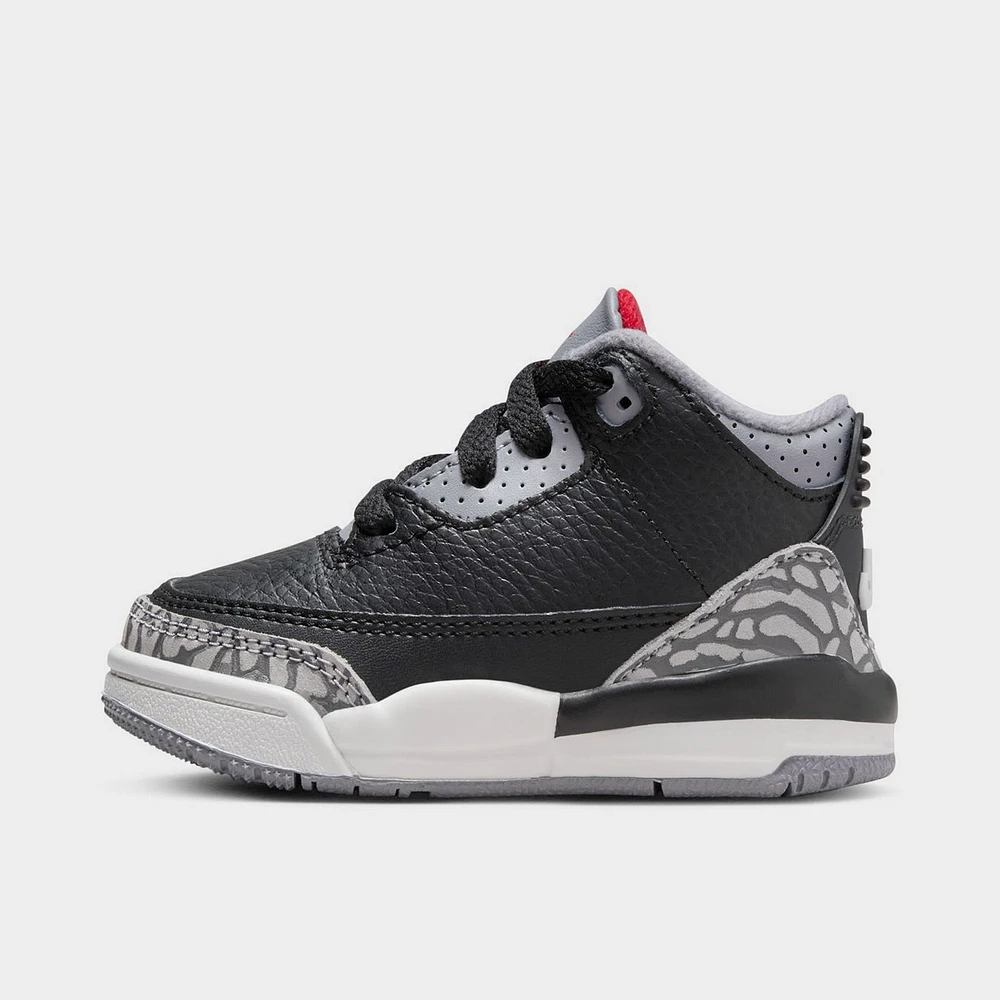 Jordan 3 Retro TD Black / Fire Red - Cement Grey