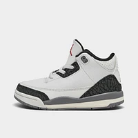 Jordan 3 Retro TD Summit White / Fire Red - Cement Grey