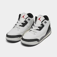 Jordan 3 Retro TD Summit White / Fire Red - Cement Grey